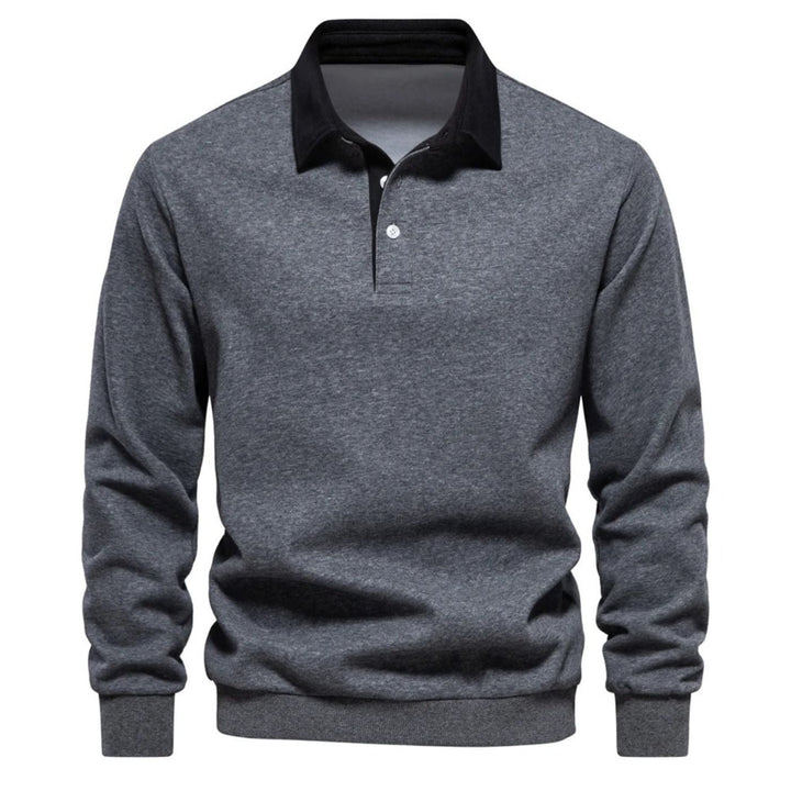 Randall | Lässiger Pullover mit Kragen