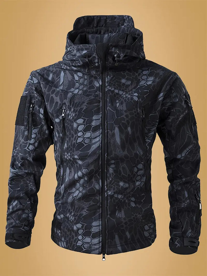 Jeffrey | Armee-Pullover mit Hohem Kragen