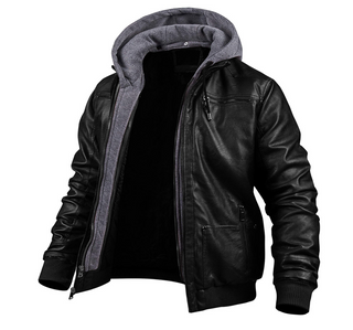 Jonathan | Hochwertige Kunstleder Winterjacke