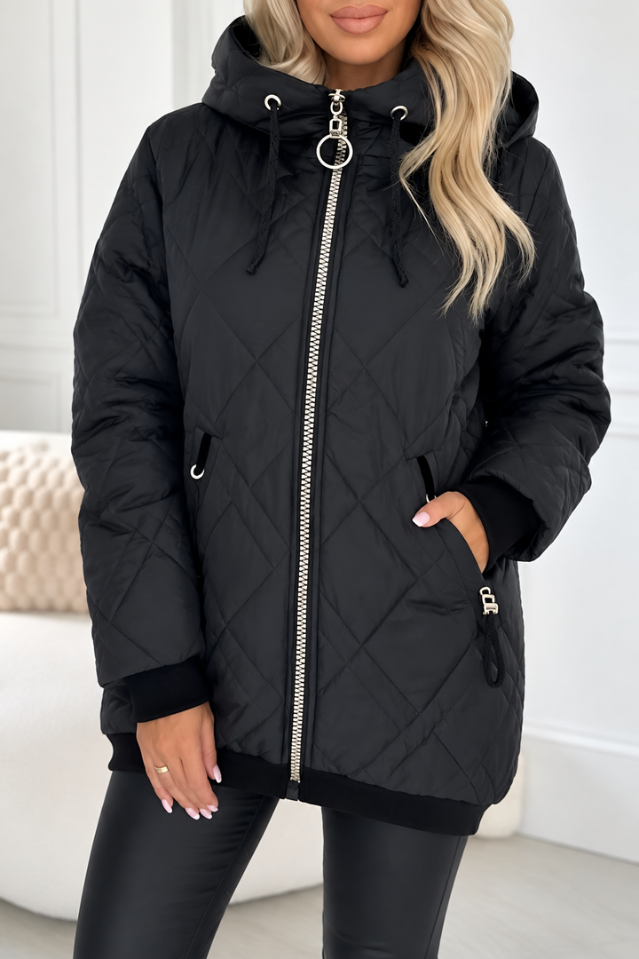 Mabyla | Leichte Steppjacke mit Kapuze für Damen