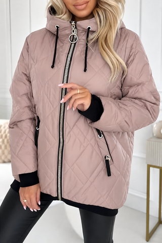Mabyla | Leichte Steppjacke mit Kapuze für Damen