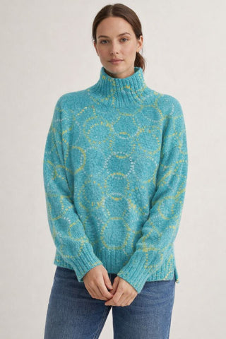 Mabyla | Lockerer Damen-Rollkragenpullover