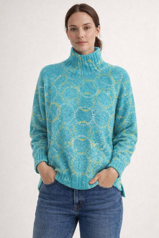 Mabyla | Lockerer Damen-Rollkragenpullover