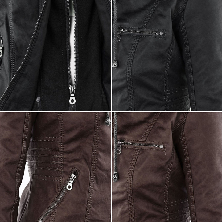 Mabyla | Robuste und elegante Lederjacke