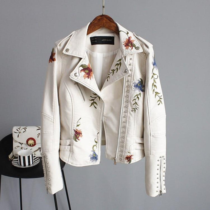 Ella™| Leder-Look Jacke