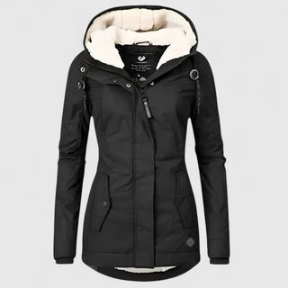 Mabyla | Wasserdichter Parka mit fleecegefütterter Kapuze für Damen