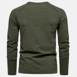 Joshua | Rundhals-Langarmshirt