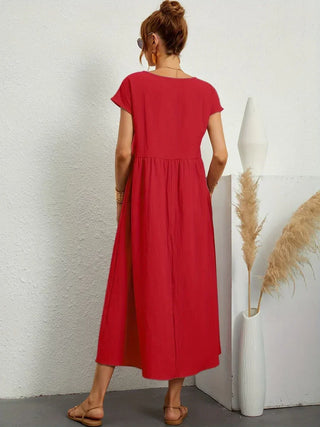 HEIKE | FLIESSENDES MIDIKLEID VON ZEITLOSER ELEGANZ