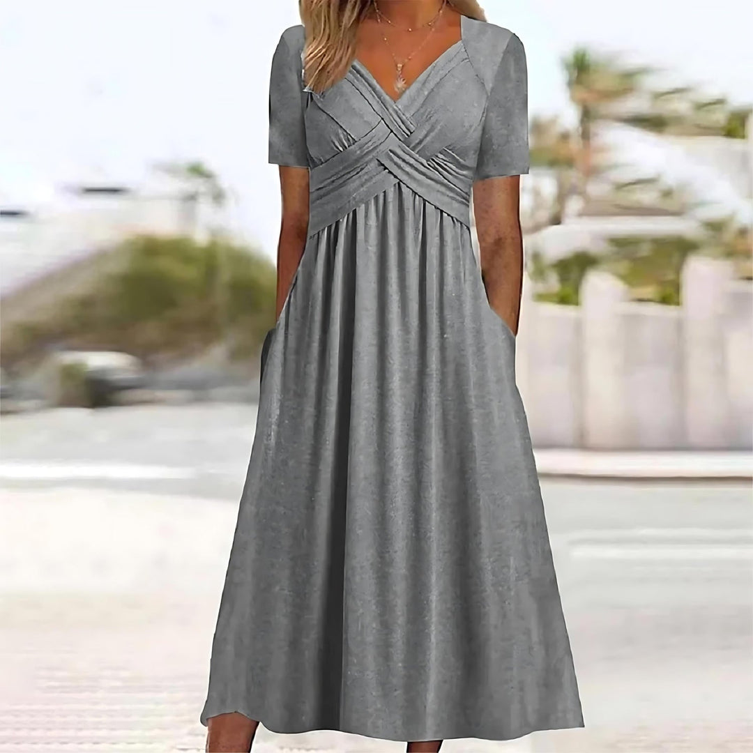 ISADORA | ELEGANTES A-LINIEN MIDIKLEID