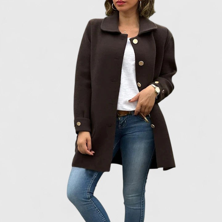 Mabyla | Zeitlos eleganter Mantel für Damen