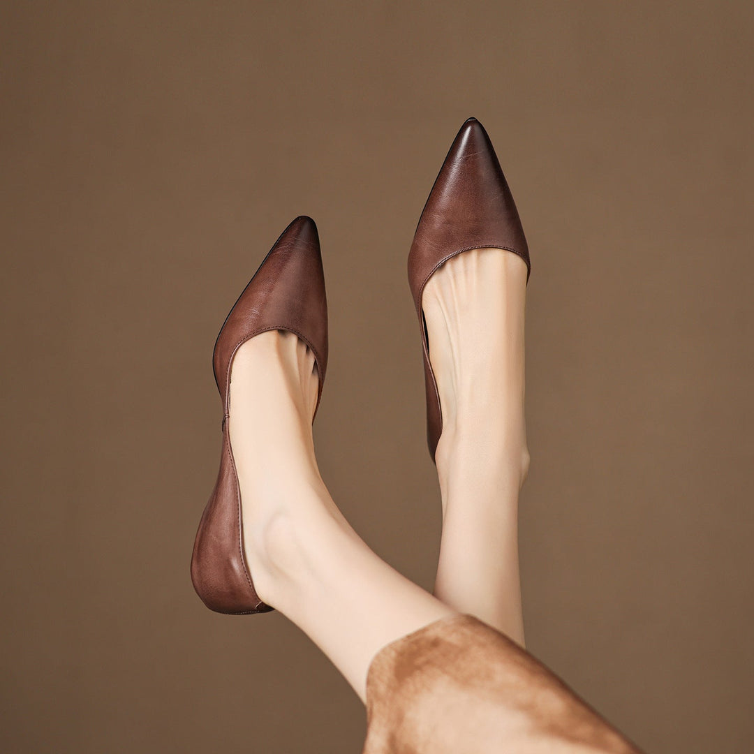 Arla Echtes Leder Ballerinas