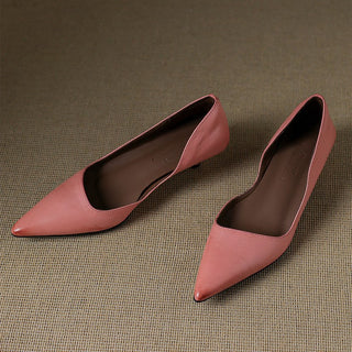 Orlisse Leder Kitten Heel Pumps