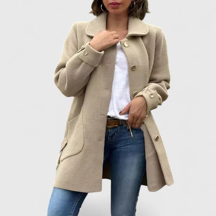 Mabyla | Zeitlos eleganter Mantel für Damen