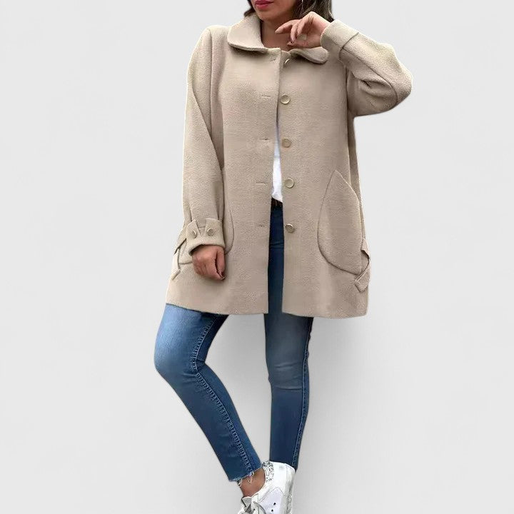 Mabyla | Zeitlos eleganter Mantel für Damen