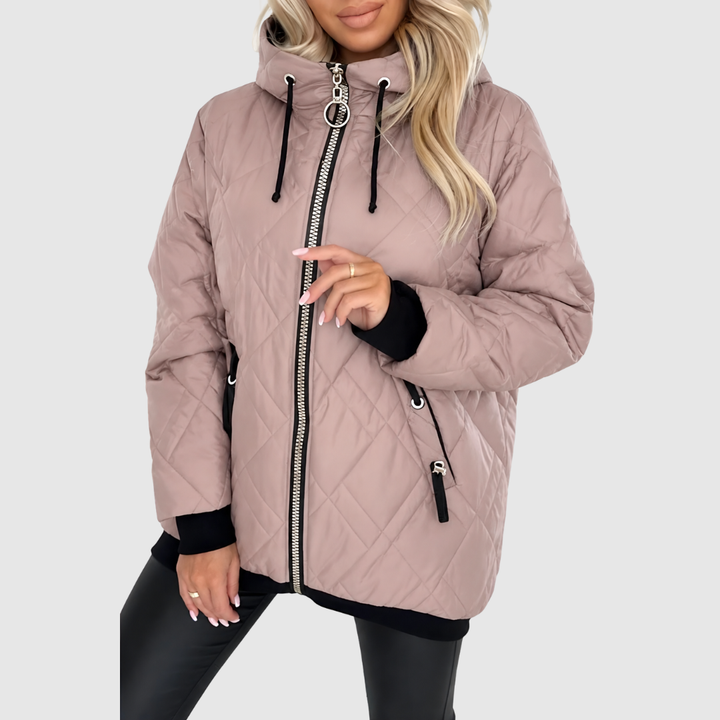 Mabyla | Leichte Steppjacke mit Kapuze für Damen