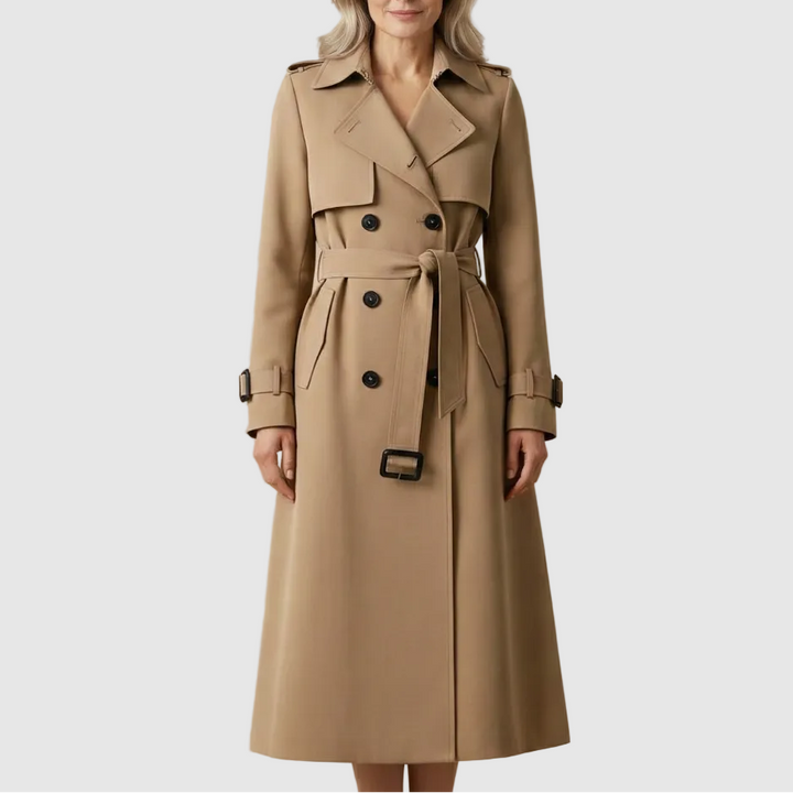 Mabyla | Zeitloser Trenchcoat mit Gürtel für Damen