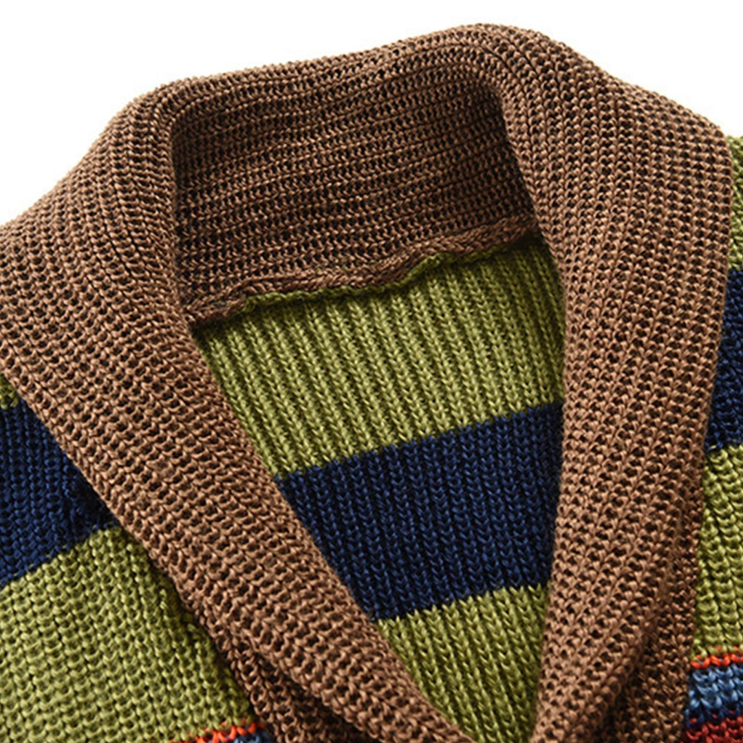 Wendel | Gestreifte Strickweste