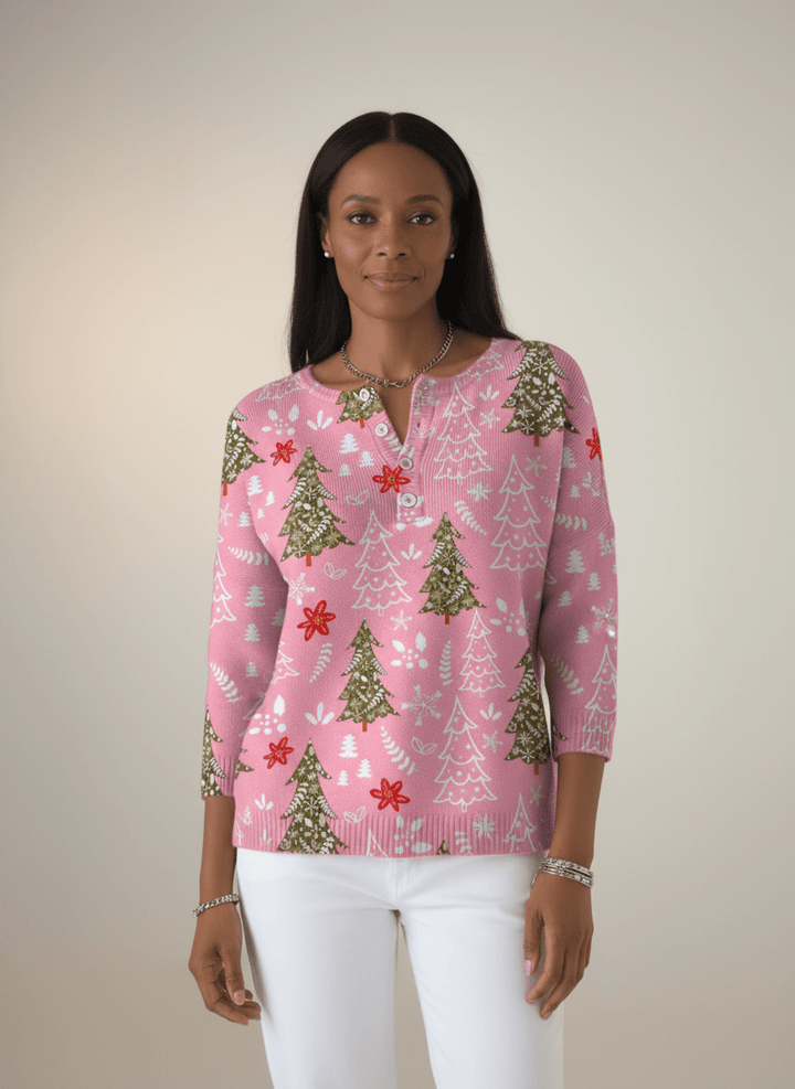 Rosanna | Henley Weihnachts-Pullover
