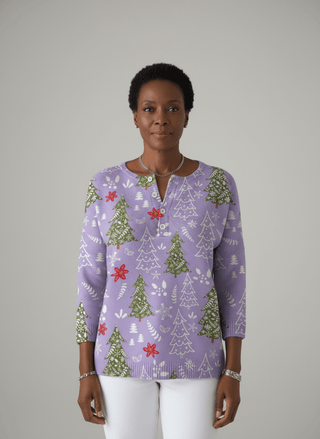 Rosanna | Henley Weihnachts-Pullover