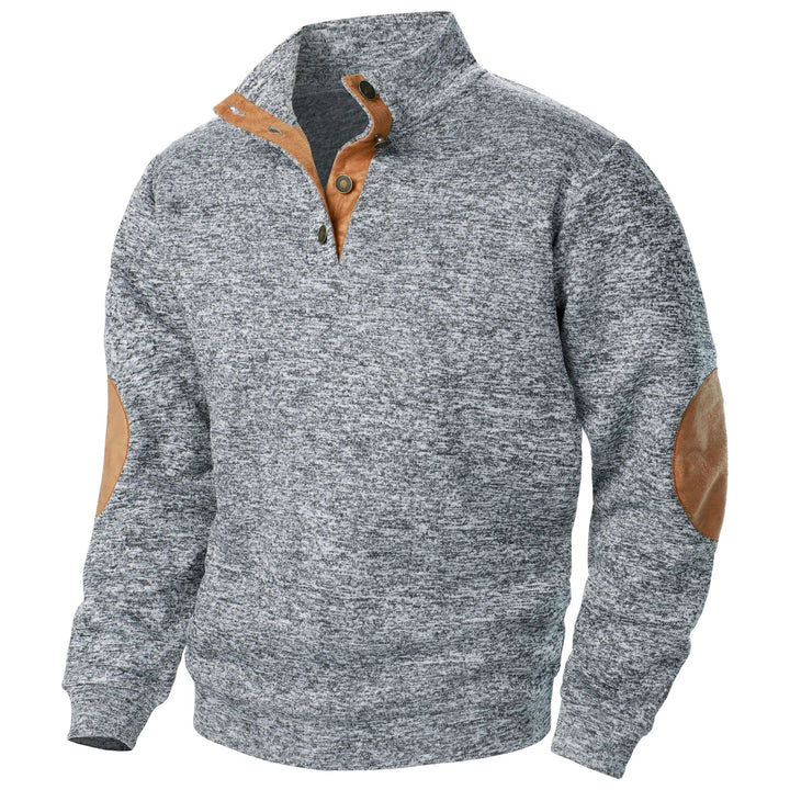Martin | Henley-Pullover mit Stehkragen