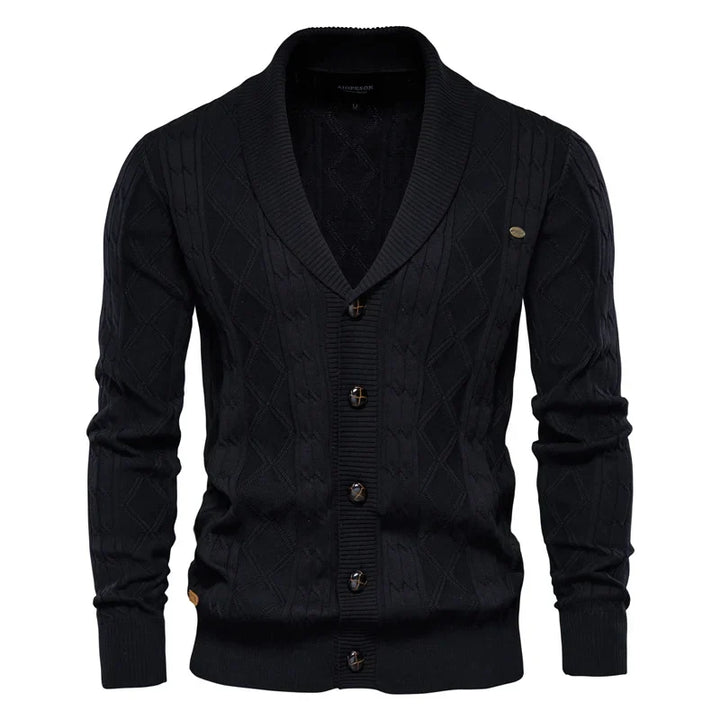 Waldemar | Herren Cardigan mit Knopfleiste