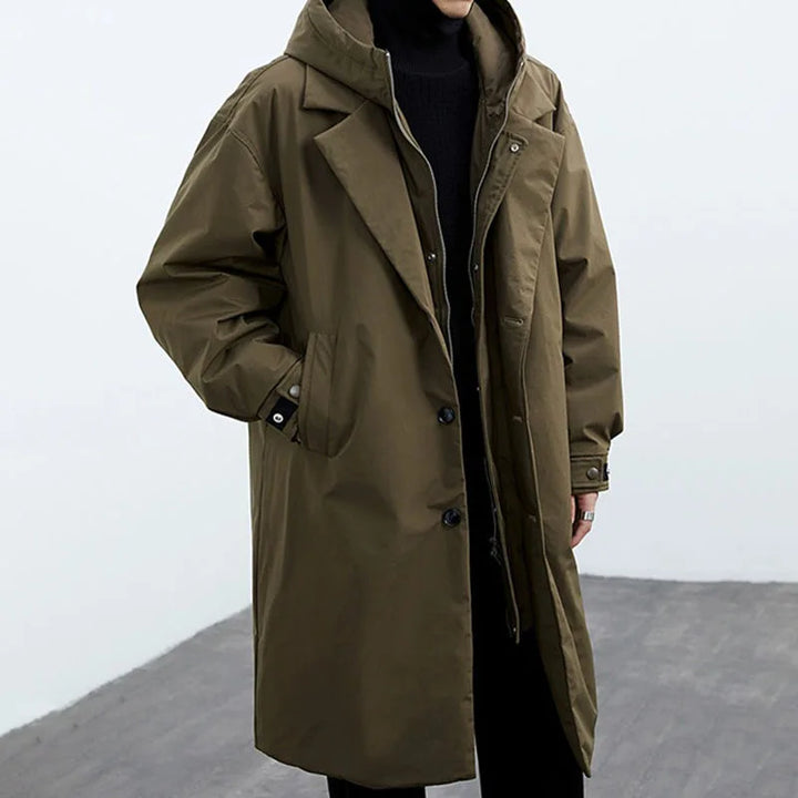 Jonas | Wintermantel Jacke mit Kapuze