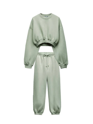 Merel | Zweiteiliges Crop-Top-Set
