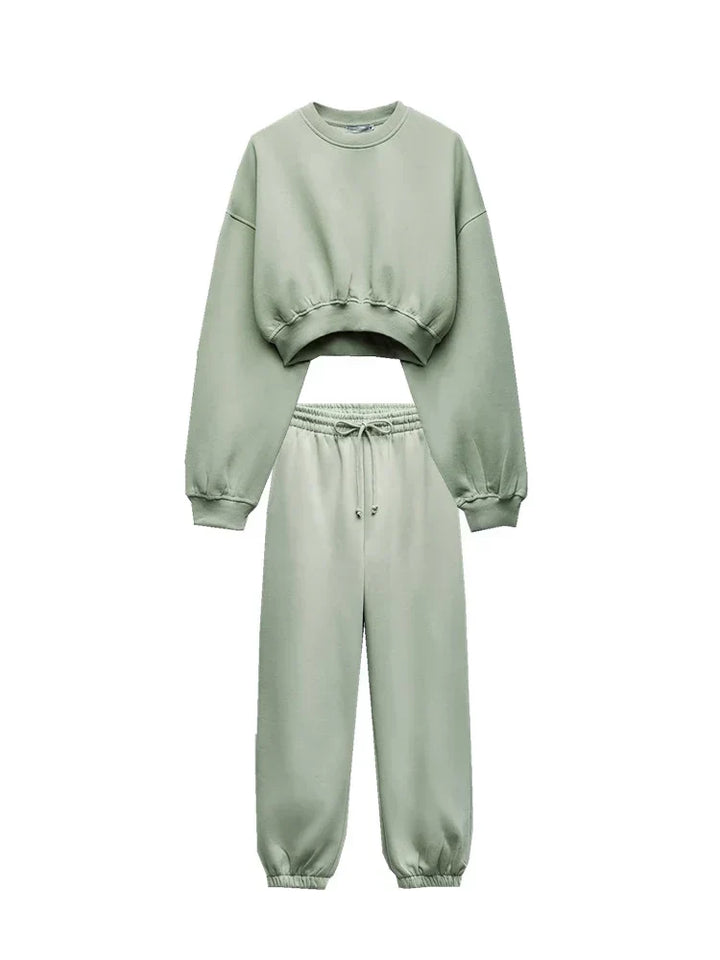 Merel | Zweiteiliges Crop-Top-Set