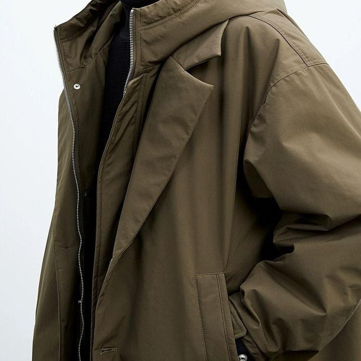 Jonas | Wintermantel Jacke mit Kapuze