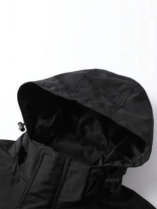 Evra | 2-in-1 Windjacke mit integrierten Handwärmern