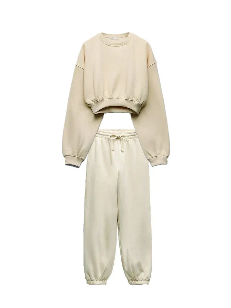 Merel | Zweiteiliges Crop-Top-Set
