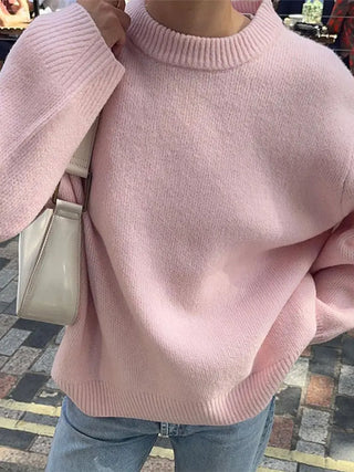 Rosalinda | Süßer rosa Strickpullover