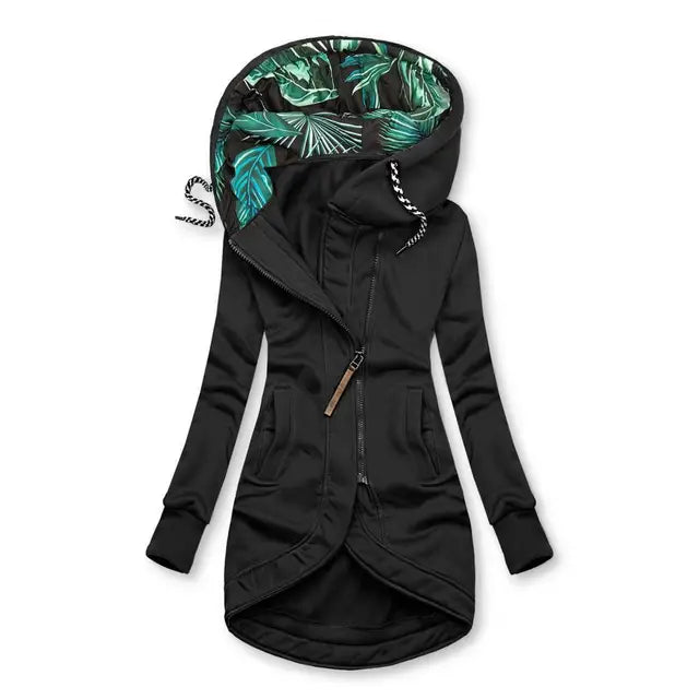 Kaycee | Langer Slim-Fit Hoodie