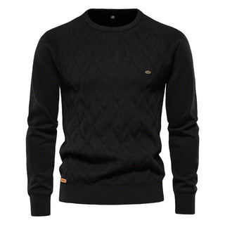 Theodor | Herrenpullover mit Rautenmuster