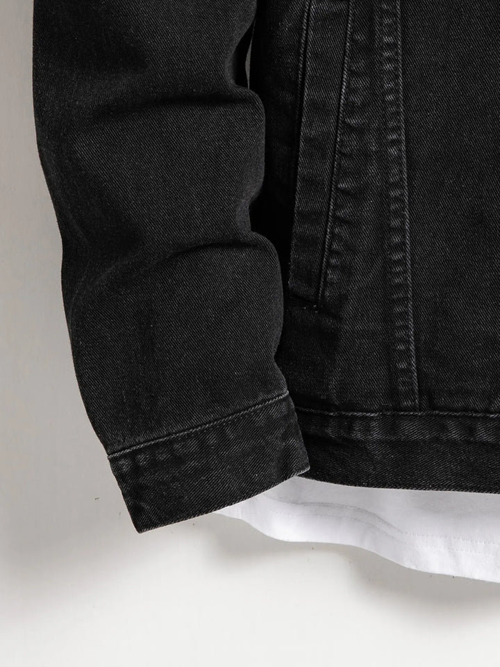 Regan | Geknöpfte Jeansjacke