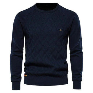 Theodor | Herrenpullover mit Rautenmuster
