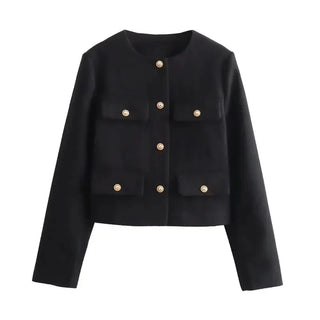 Sara | Elegante Jacke mit Goldknöpfen