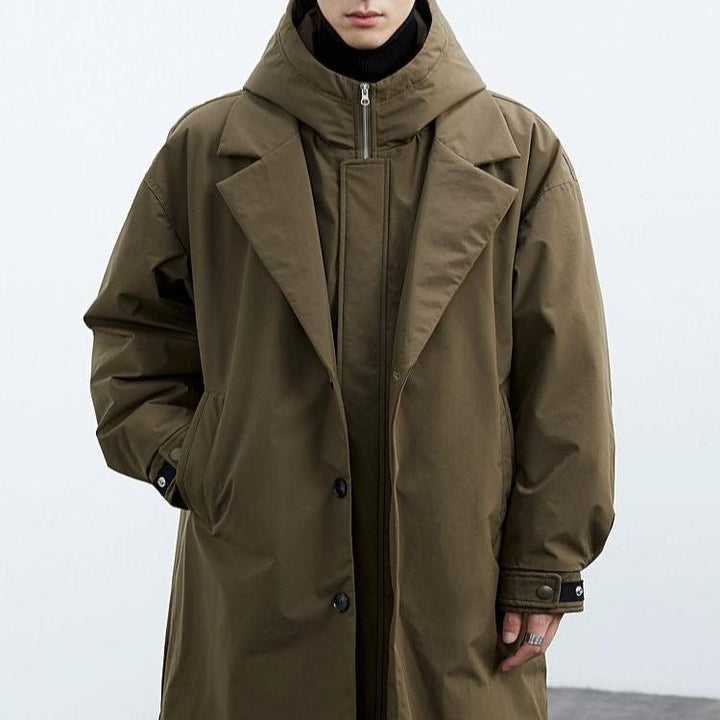 Jonas | Wintermantel Jacke mit Kapuze