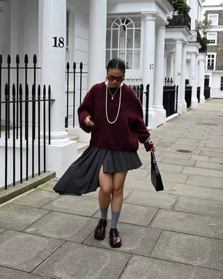 Tess | Burgundy Sweater