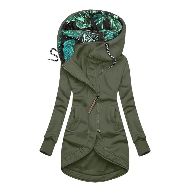 Kaycee | Langer Slim-Fit Hoodie