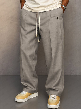 Mabyla | Relaxed-Fit-Hose für Herren – für Arbeit und Freizeit, mit Reißverschluss und elastischem Bund