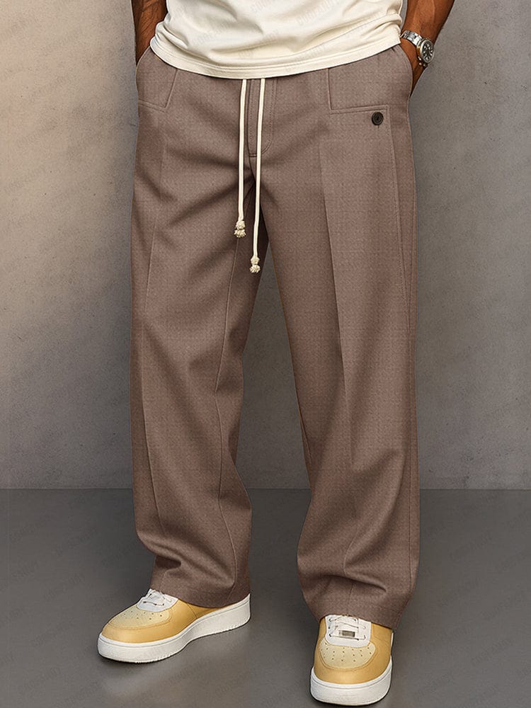 Mabyla | Relaxed-Fit-Hose für Herren – für Arbeit und Freizeit, mit Reißverschluss und elastischem Bund