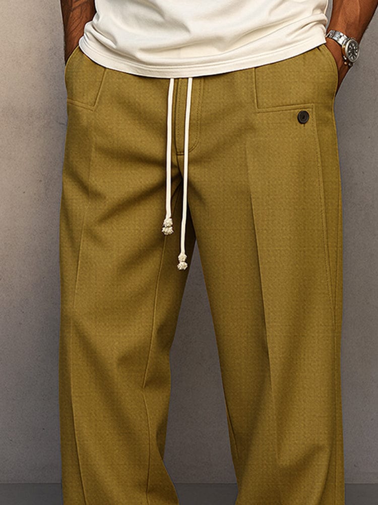 Mabyla | Relaxed-Fit-Hose für Herren – für Arbeit und Freizeit, mit Reißverschluss und elastischem Bund