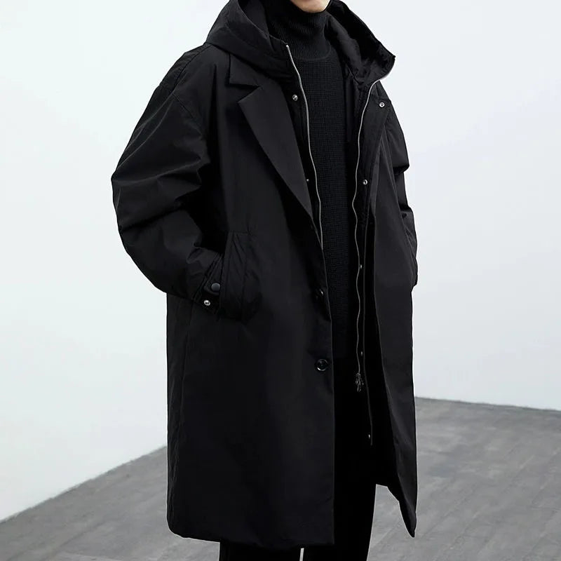 Jonas | Wintermantel Jacke mit Kapuze