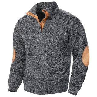 Martin | Henley-Pullover mit Stehkragen