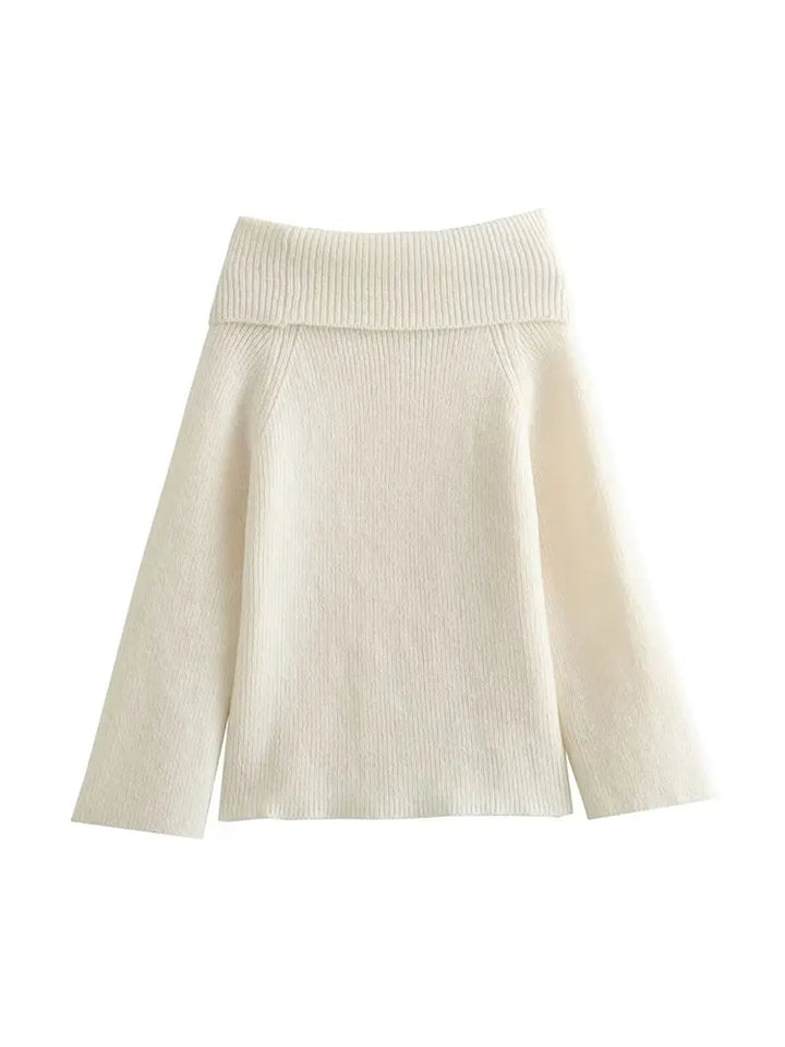 Kiondra | Strickpullover mit Off-Shoulder-Ausschnitt