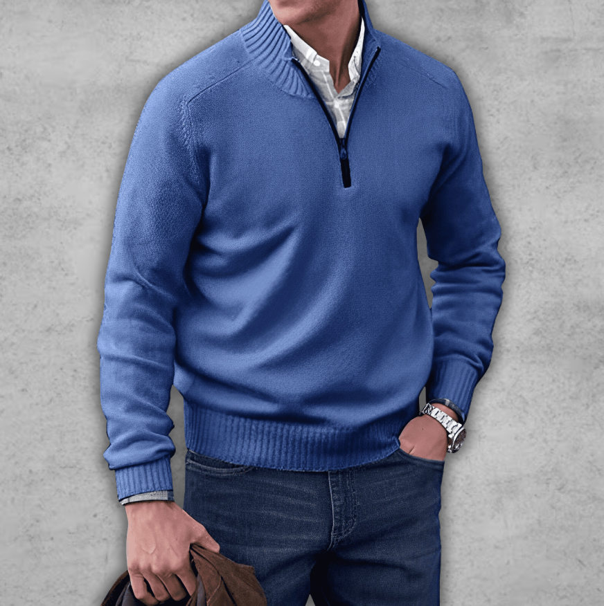 Markus | Eleganter Reißverschluss-Pullover