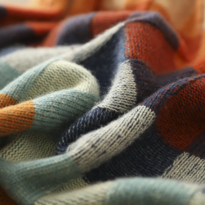Kortasia | Karierter Rollkragenpullover