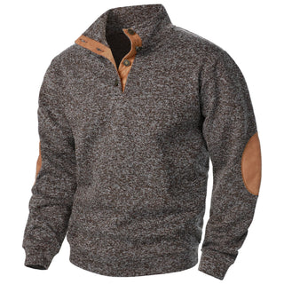 Martin | Henley-Pullover mit Stehkragen