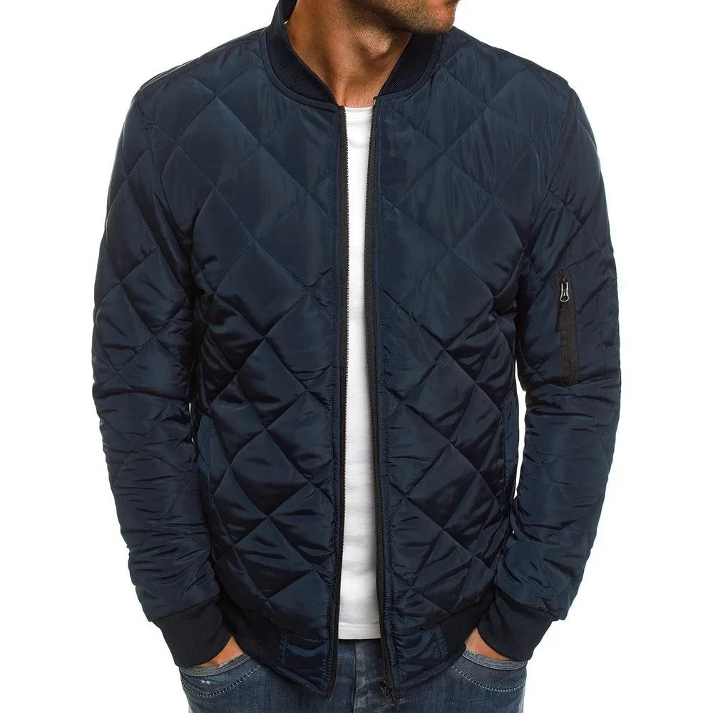 Dale | Baumwolljacke mit Rautenmuster